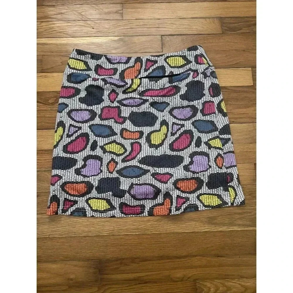 Golftini Jungle Juice Women's Skort Colorful Geometric Golf Stretch Size L - Picture 5 of 5